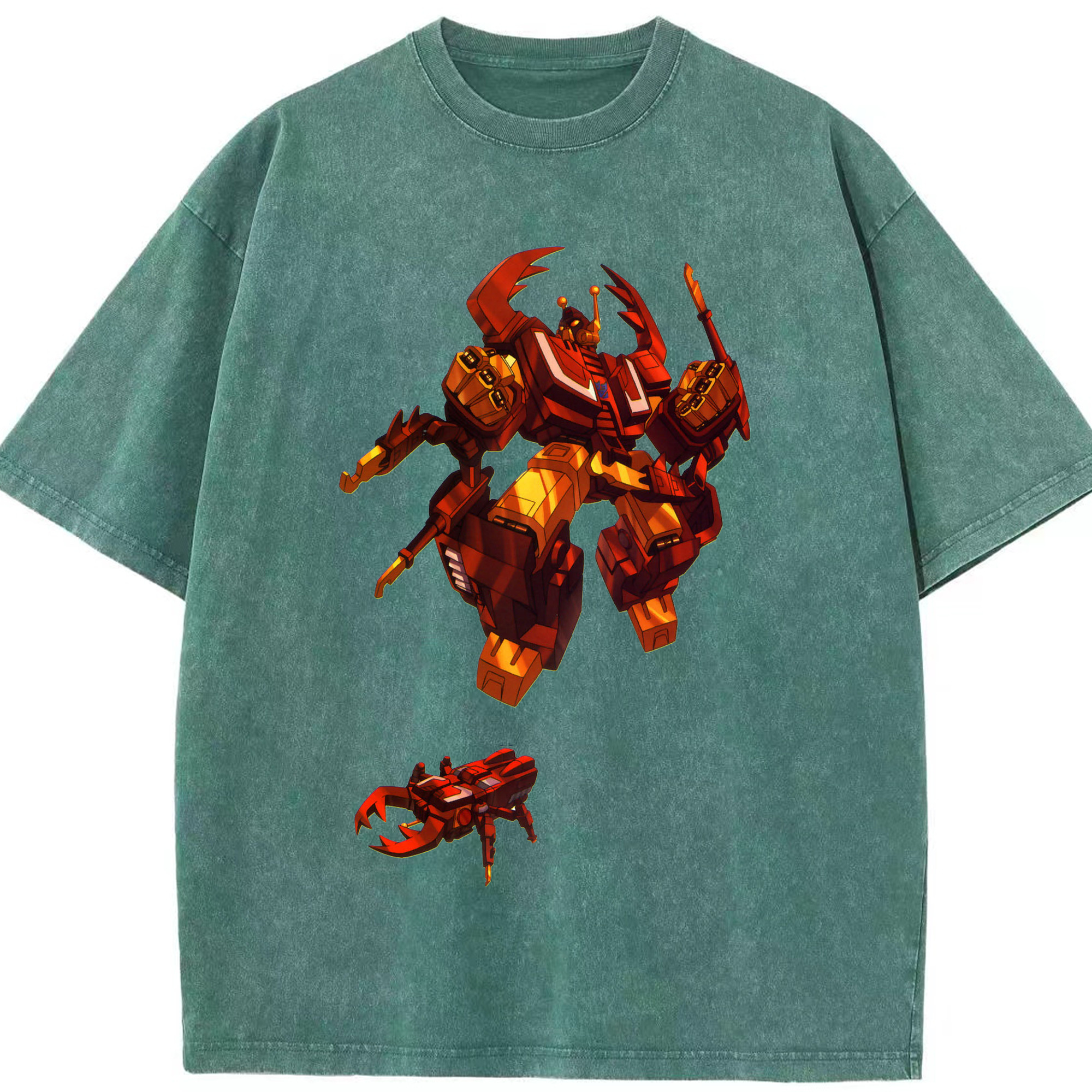 （画像用）  綿100% ヴィンテージ風 半袖Tシャツ（フロントプリント）